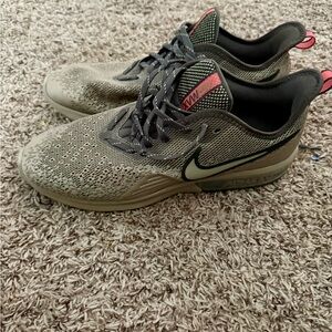 Nike Air Max Olive and Pink Sneakers